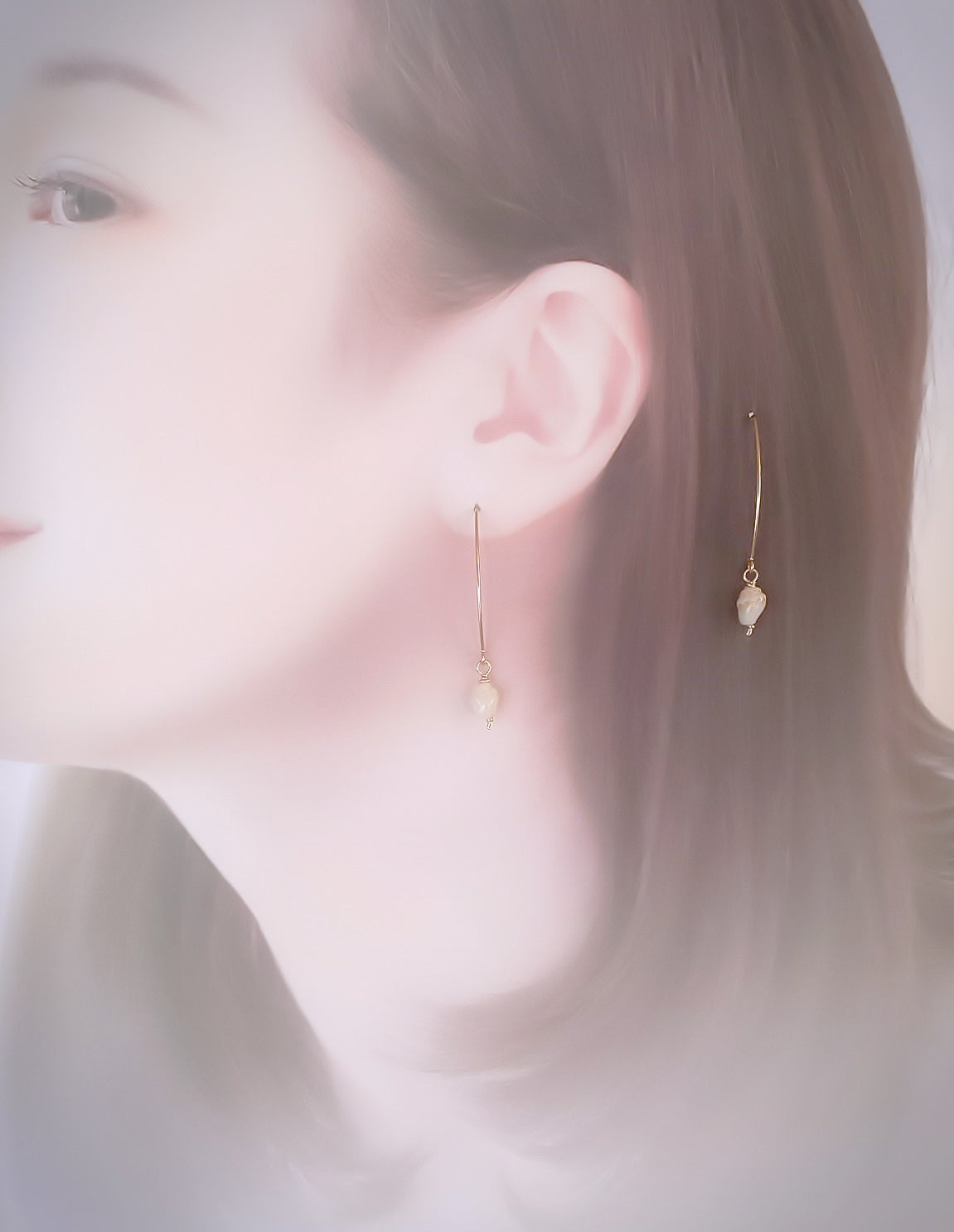 ニイハウシェル ワンポイントピアス – MANOA.
