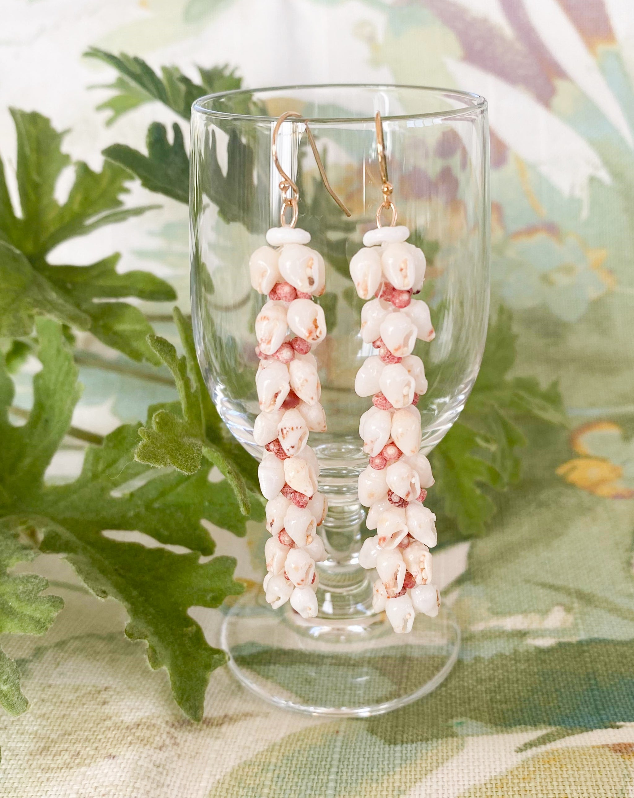 【限定販売】 ニイハウシェル ピアス・Heliconiaスタイル/モミホワイト その他
