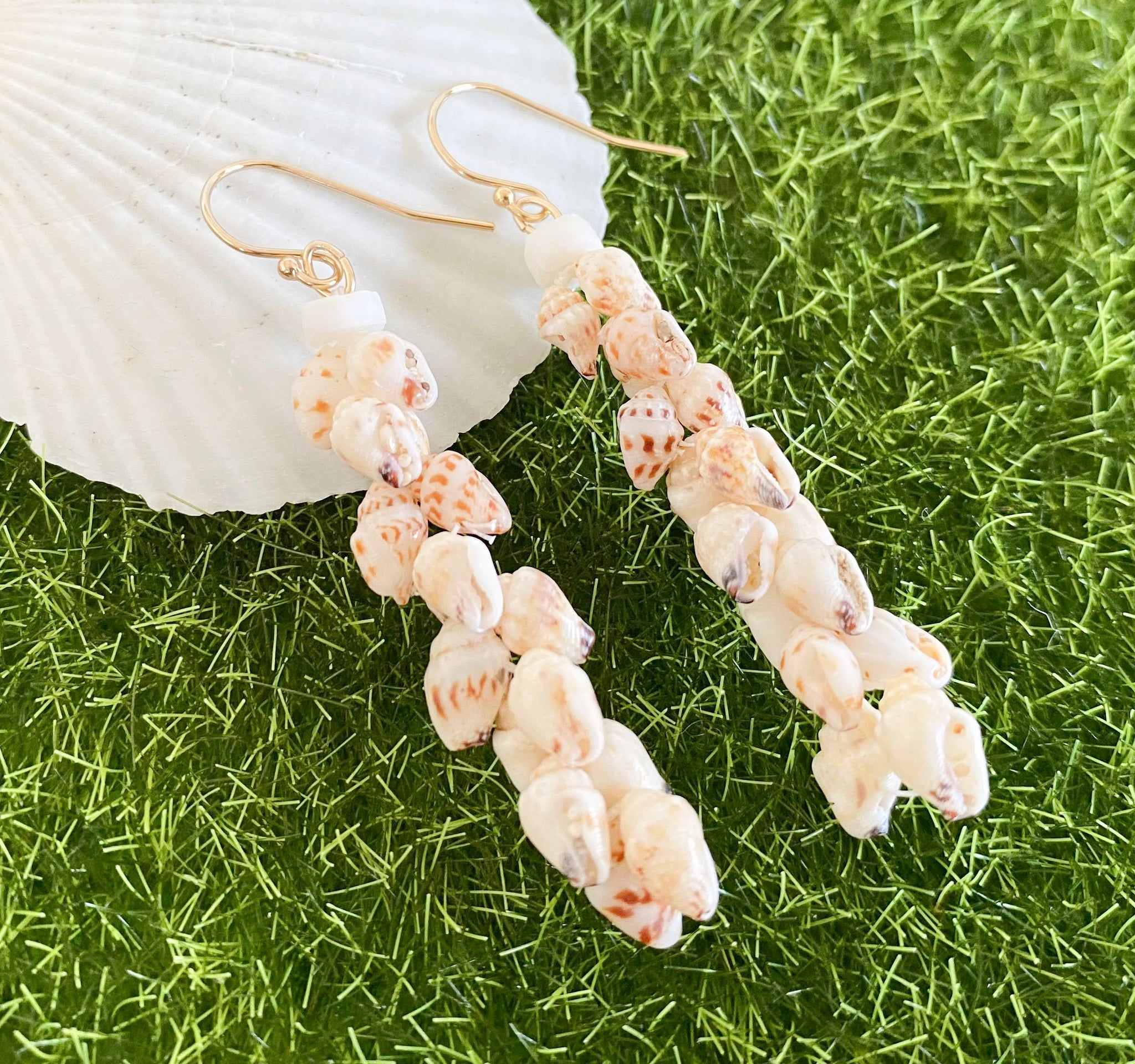 【希少】ニイハウシェルピアス モミ ニイハウシェル ピアス/モミホワイト – MANOA.
